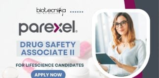 Parexel Jobs for Life Sciences as Drug Safety Associate, Apply Now Before It's Too Late!