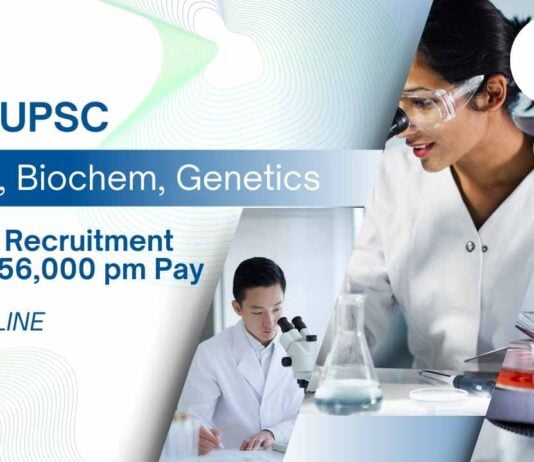UPSC Biotechnology Jobs 2025