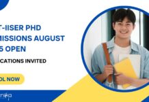 INST-IISER PhD Admissions 2025