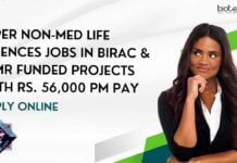 NIPER Non-Med Life Sciences Jobs