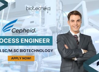 Biotech Jobs at Cepheid as Process Engineer - B.Sc/M.Sc Biotech!