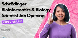Schrödinger Bioinformatics & Biology Scientist Job