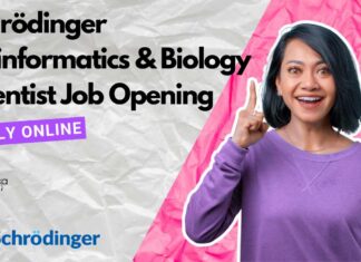 Schrödinger Bioinformatics & Biology Scientist Job
