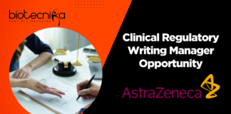 Clinical Regulatory Writing Manager Opportunity