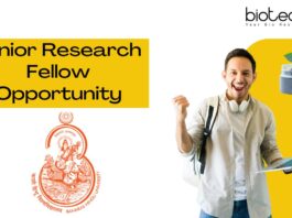 Junior Research Fellow Opportunity