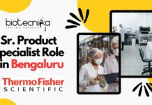 Sr. Product Specialist Role - at Thermo Fisher in Bengaluru