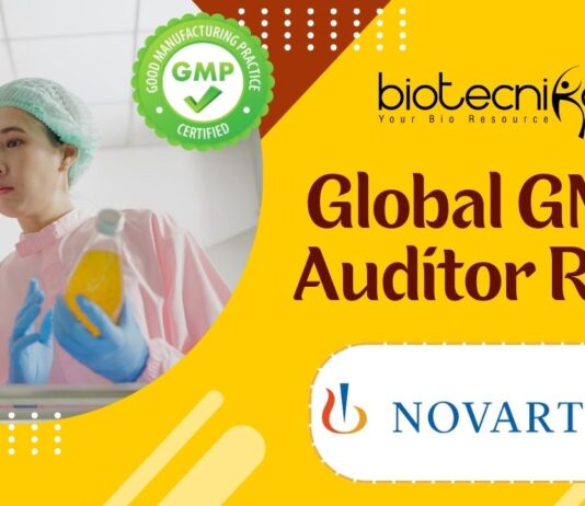 Global GMP Auditor Role - at Novartis