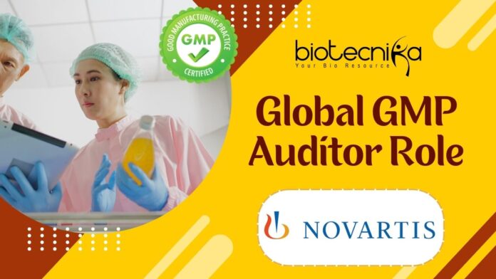 Global GMP Auditor Role - at Novartis