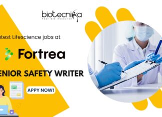 Fortrea Life Science Jobs as a Senior Safety Writer – Apply Now! Fortrea Lifescience jobs