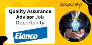 Quality Assurance Advisor Job Opportunity