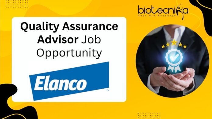 Quality Assurance Advisor Job Opportunity