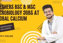 Freshers Microbiology Jobs at Global Calcium