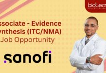 Associate - Evidence Synthesis (ITC/NMA) Job Opportunity