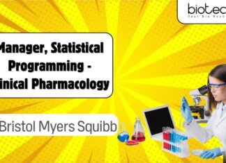 Manager, Statistical Programming - Clinical Pharmacology