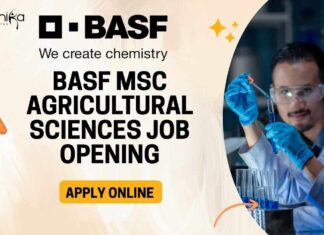 BASF MSc Agricultural Sciences Job