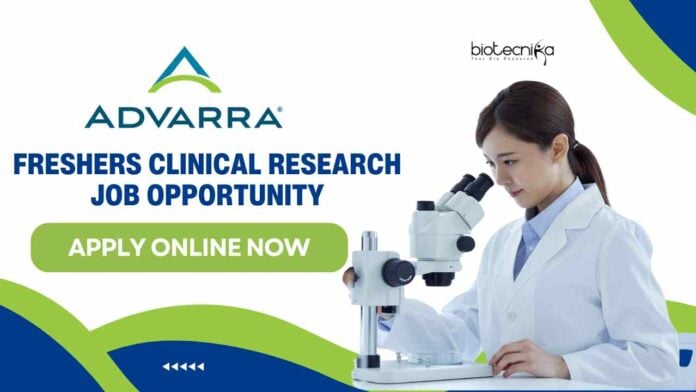 Freshers Clinical Research Job at Advarra as a Research Associate - Apply Now!