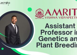 Assistant Professor in Genetics and Plant Breeding at Amrita Vishwa Vidyapeetham, Apply Online!