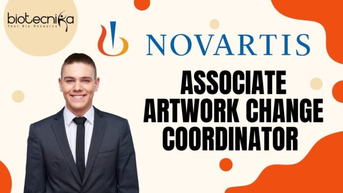 Associate Artwork Change Coordinator at Novartis, Graduates from a Life Sciences background can apply!