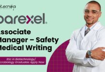 Safety Medical Writing Jobs l BSc Biotechnology/ Microbiology Apply at Parexel Safety Medical Writing Jobs at Parexel | BSc Biotechnology/ Microbiology Apply