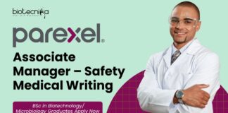 Safety Medical Writing Jobs at Parexel | BSc Biotechnology/ Microbiology Apply