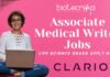 Clario is hiring Associate Medical Writers! Life Science Grads Apply Now! Associate Medical Writer Jobs in India Clario Careers - Apply Now!