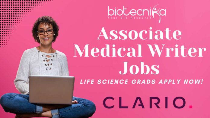 Associate Medical Writer Jobs in India Clario Careers - Apply Now!