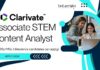 Associate STEM Content Analyst at Clarivate, BScMSc Lifescience candidates can apply!
