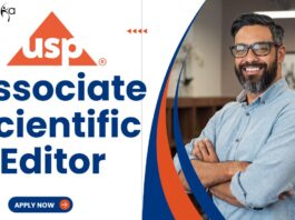 Associate Scientific Editor at USP , BS in Life Science can Apply!