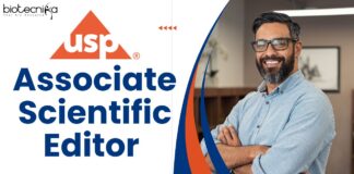Associate Scientific Editor at USP , BS in Life Science can Apply!
