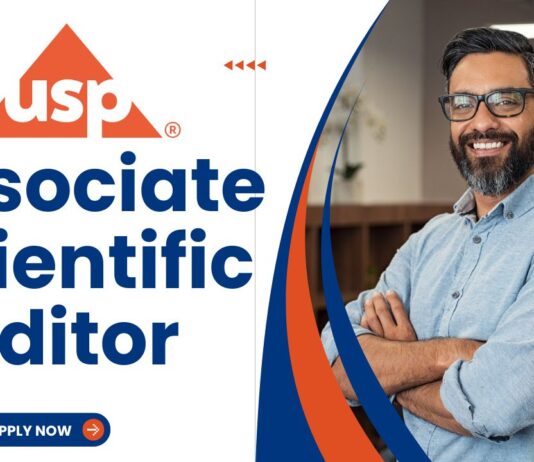 Associate Scientific Editor at USP , BS in Life Science can Apply!
