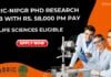BRIC-NIPGR PhD Research Job With Rs. 58,000 pm Pay - Life Sciences Eligible