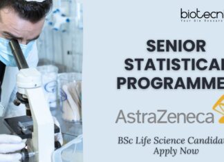 BSc Life Science Jobs at AstraZeneca India. Senior Statistical Programmer Role Apply Now