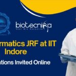 Bioinformatics JRF at IIT Indore