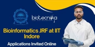 Bioinformatics JRF at IIT Indore