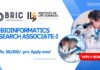 Bioinformatics Research Associate-I at BRIC-ILS, Rs. 58,000- pm, Apply now!