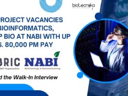 NABI Bioinformatics Projects Vacancies