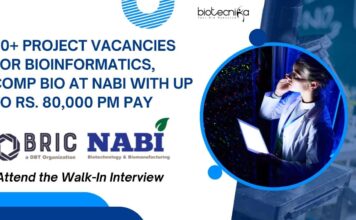 NABI Bioinformatics Projects Vacancies