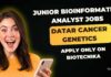 Datar Cancer Genetics Bioinformatics Job