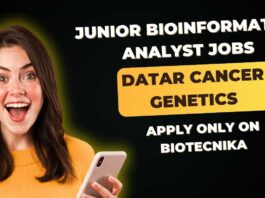 Datar Cancer Genetics Bioinformatics Job