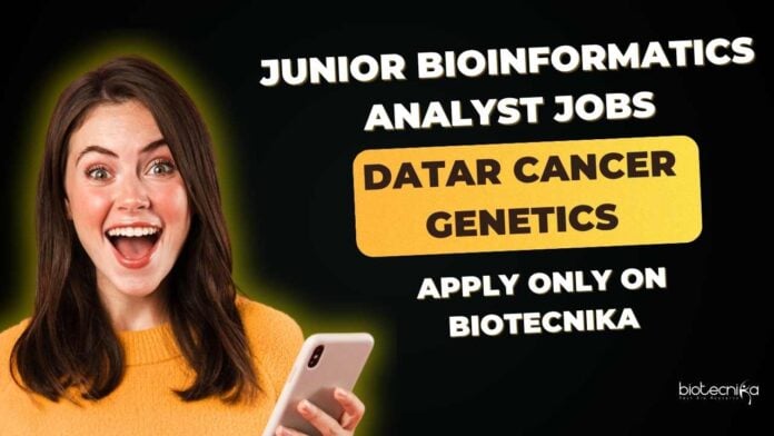 Datar Cancer Genetics Bioinformatics Job