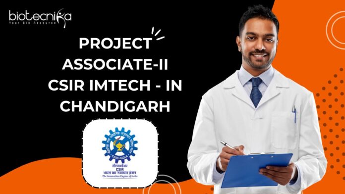 Non-NET Agricultural Sciences Project Job at CSIR-IMTECH - Apply Online