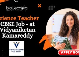 Science Teacher CBSE Job - at Vidyaniketan Kamareddy