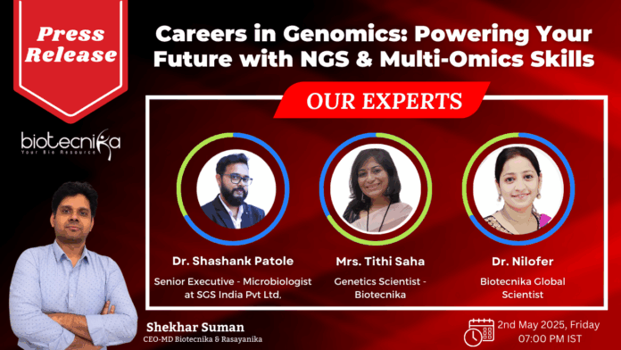 Careers in Genomics: Powering Your Future with NGS & Multi-Omics Skills