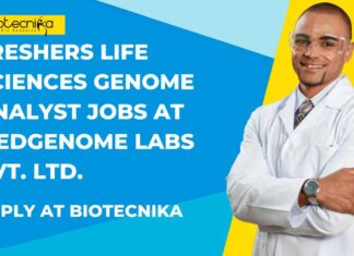 Freshers Life Sciences Genome Analyst Jobs