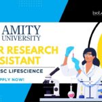 Junior Research Assistant at Amity University for M.Sc Lifescience!