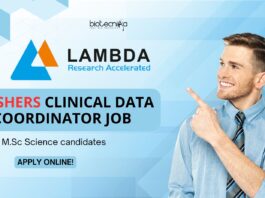 Freshers Clinical Data Coordinator Job at Lambda Therapeutics!