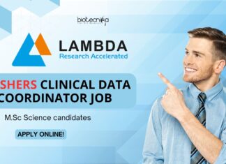 Freshers Clinical Data Coordinator Job at Lambda Therapeutics!