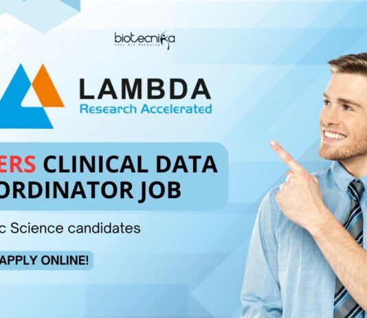 Freshers Clinical Data Coordinator Job at Lambda Therapeutics!