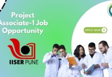 Project Associate-1 Job Opportunity