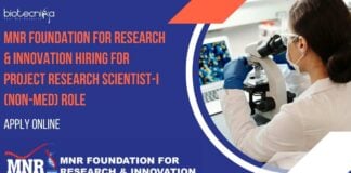 MNR FRI Non-Med Project Jobs For MSc, MTech